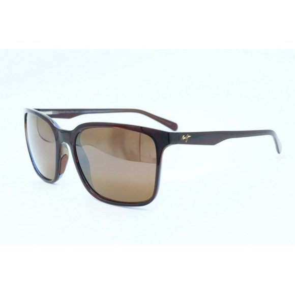 Maui Jim Wild Coast MJ 756-26C Square Brown Sunglasses Polarized Brown Lenses